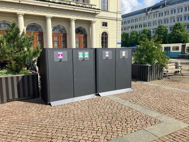 Container garage Göteborg Gustav Adolfs torg 