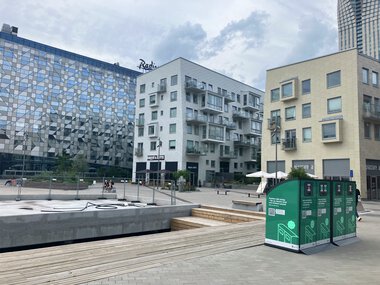 Container garage Lindholmspiren