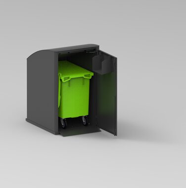 Container garage Deep 660 L open