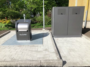 UWS Evolution L + Container garage 2x370L 