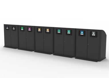 Container garage Kärlgarare 660L x5