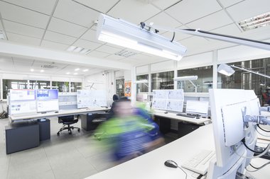 Controll room Flüssigzuckerwerk NST