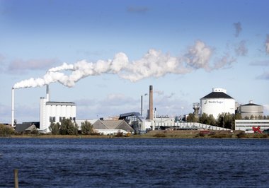 Sugar silo in Nykøbing, Denmark