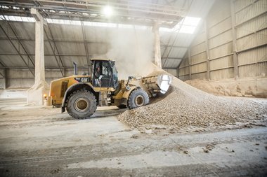Loading of carbo lime in Uelzen