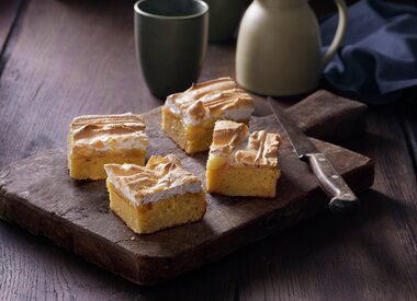 cake with meringue top