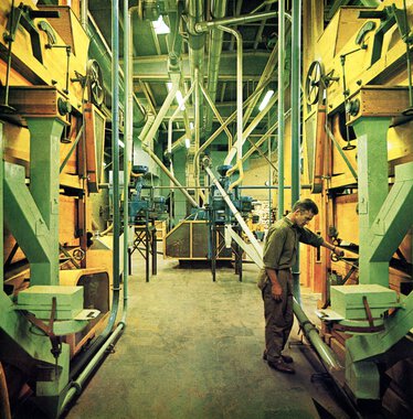 Det højt udviklede ”Enkornsfrø” underkastes en kompliceret slibnings- og sorteringsproces