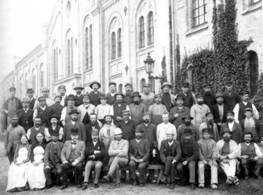 Medarbejderstaben Nakskov sukkerfabrik,  1894