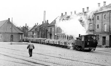 Roetog til Nakskov sukkerfabrik ca 1930