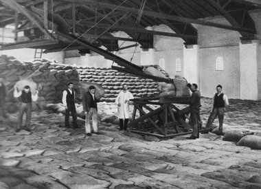 Stege lager, omkring 1920