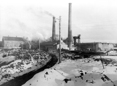 Virksomhedens første fabrik - Sukkerkogeriet Odense.