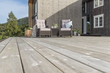 Terrassebord DUO 28x120, natur