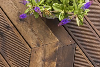 Terrassebord DUO 28x120, brun