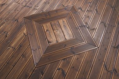 Terrassebord DUO 28x120, brun