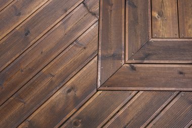 Terrassebord DUO 28x120, brun