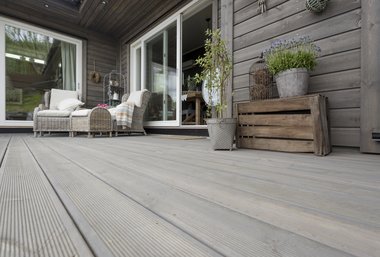 Terrassebord UNO 28x120, grå