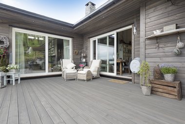 Terrassebord UNO 28x120, grå