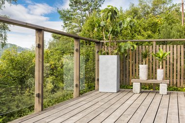 Terrassebord UNO 28x120, grå