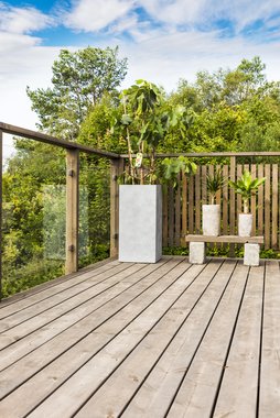 Terrassebord UNO 28x120, grå