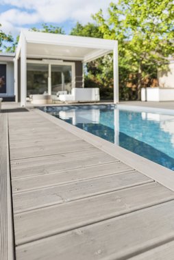 Terrassebord UNO 28x120, grå