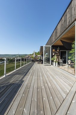 Terrassebord UNO 28x120, grå