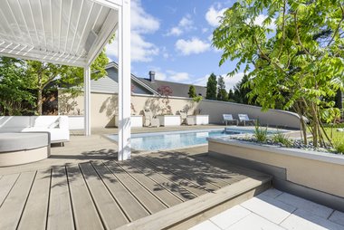 Terrassebord UNO 28x120, grå