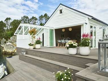 Terrassebord UNO 28x120, grå