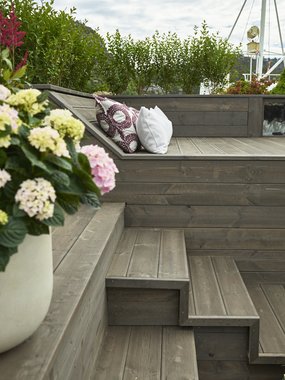 Terrassebord UNO 28x120, grå