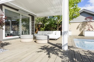 Terrassebord UNO 28x120, grå