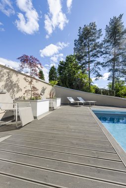 Terrassebord UNO 28x120, grå