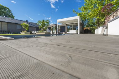 Terrassebord UNO 28x120, grå