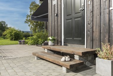 Jernbanesviller 7,5x20x180, brun 