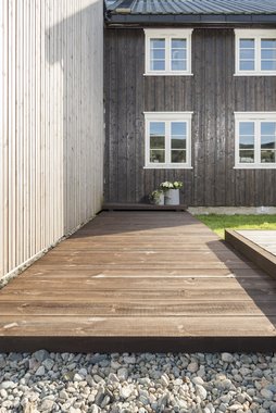 Jernbanesviller 7,5x20x180, brun 