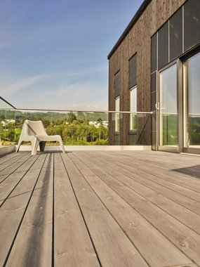 Concise Terrassebord 28x120, grå