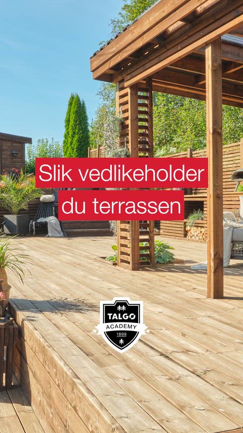 Talgø Academy - 08 - Slik vedlikeholder du MøreRoyal terrassebord - 9x16-format Talgø Academy - 08 - Slik vedlikeholder du MøreRoyal terrassebord - 9x16-format