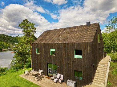 Asker - Benjamin Stenmarck og Pia Bergmann, tvillinghus på Nærsnes