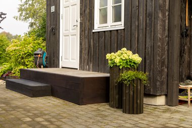 Miljøfoto: RE:FORM - rund blomsterkasse