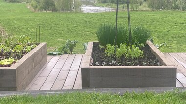 Jernbanesviller 7,5x20x180, grå