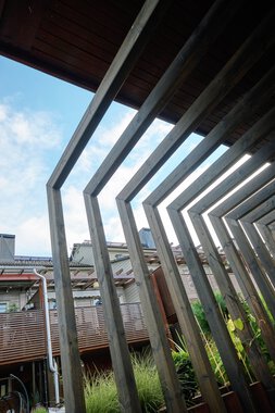 Trondheim - Flatåsen, Gunn Berit Fineidet, uteområde med MøreRoyal