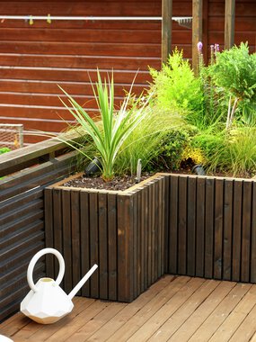 Trondheim - Flatåsen, Gunn Berit Fineidet, uteområde med MøreRoyal