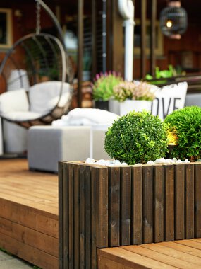 Trondheim - Flatåsen, Gunn Berit Fineidet, uteområde med MøreRoyal