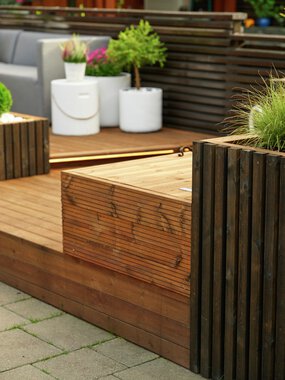 Trondheim - Flatåsen, Gunn Berit Fineidet, uteområde med MøreRoyal