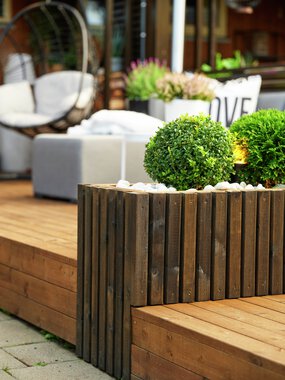 Trondheim - Flatåsen, Gunn Berit Fineidet, uteområde med MøreRoyal