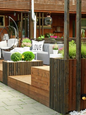 Trondheim - Flatåsen, Gunn Berit Fineidet, uteområde med MøreRoyal