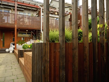 Trondheim - Flatåsen, Gunn Berit Fineidet, uteområde med MøreRoyal