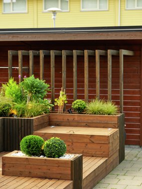 Trondheim - Flatåsen, Gunn Berit Fineidet, uteområde med MøreRoyal