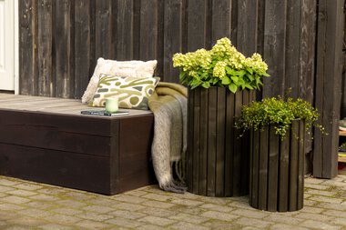 Miljøfoto: RE:FORM - rund blomsterkasse