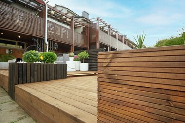 Trondheim - Flatåsen, Gunn Berit Fineidet, uteområde med MøreRoyal