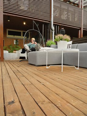 Trondheim - Flatåsen, Gunn Berit Fineidet, uteområde med MøreRoyal