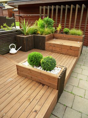 Trondheim - Flatåsen, Gunn Berit Fineidet, uteområde med MøreRoyal