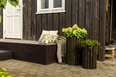 Miljøfoto: RE:FORM - rund blomsterkasse